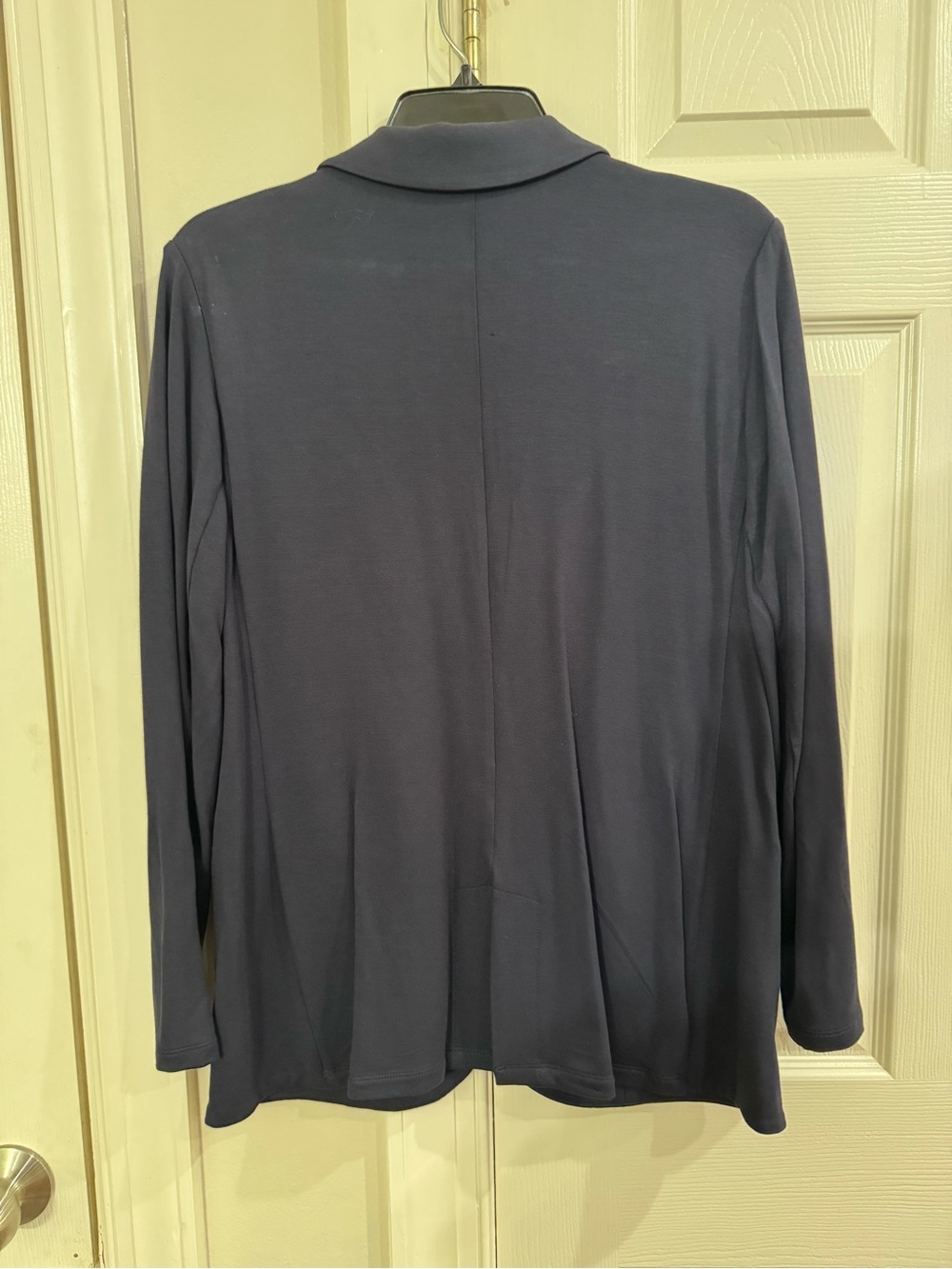 Philosophy Navy Single-Button Ponte Blazer - Picture 3 of 3